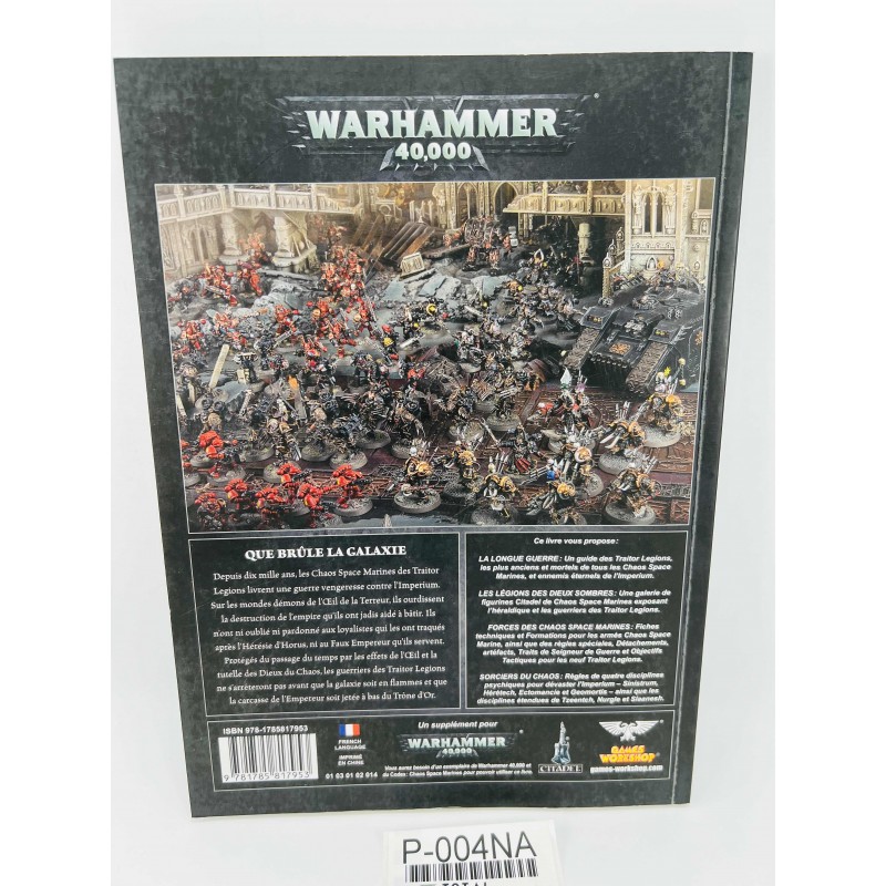 Codex supplement Traitor legions V8 FR