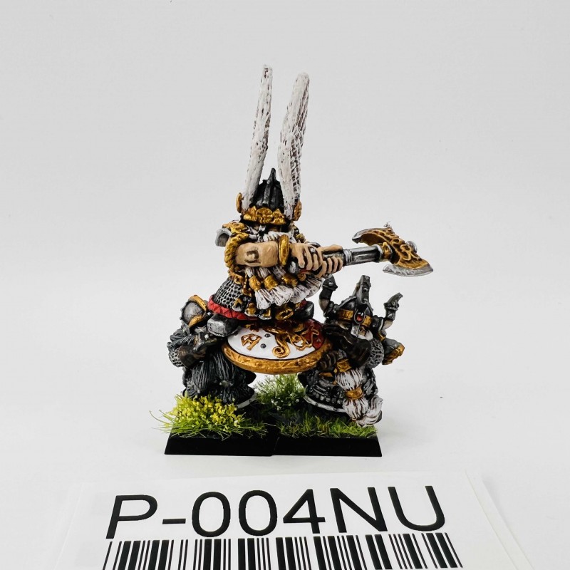 Roi Alrik sur bouclier