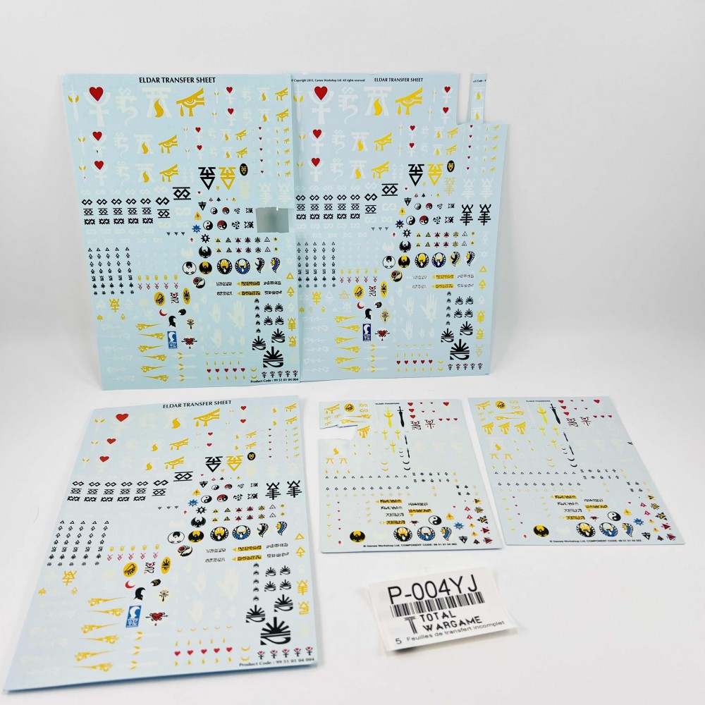 Feuilles de transfert incomplet