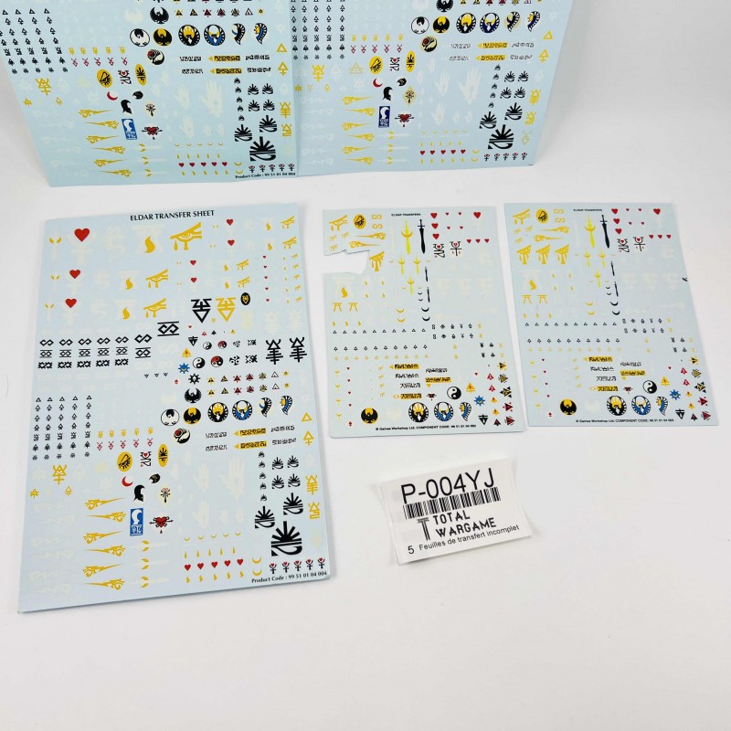 Feuilles de transfert incomplet