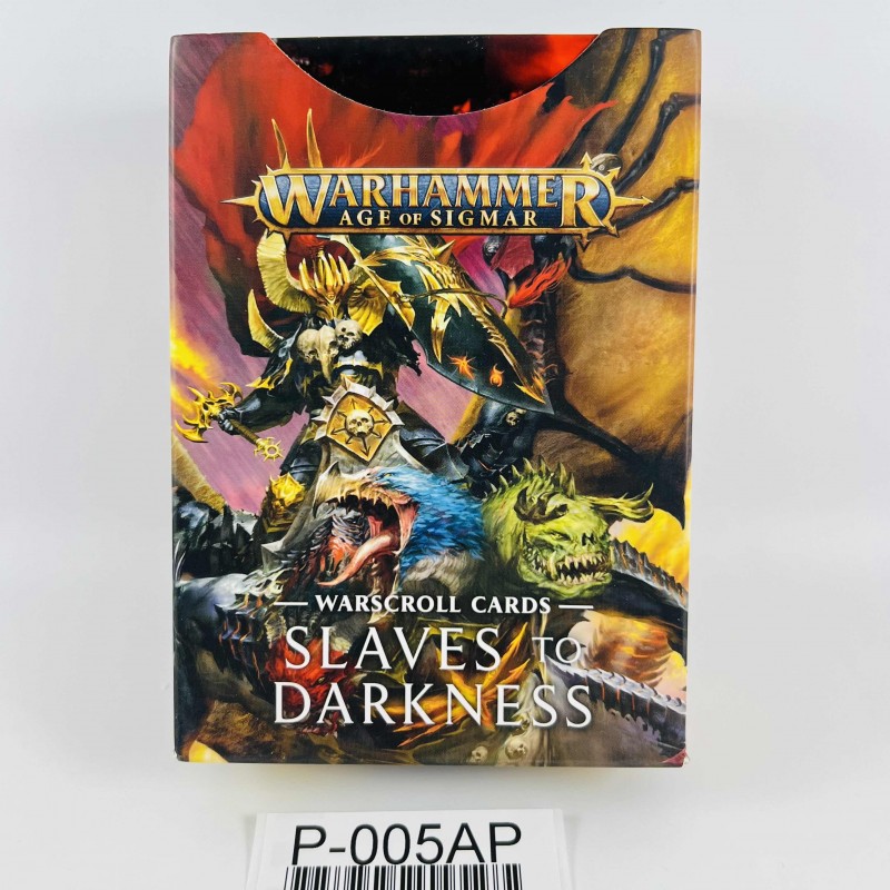 Warscroll cards incomplet