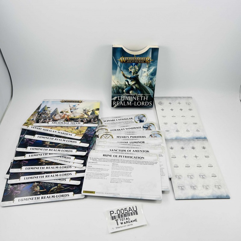 Warscroll cards