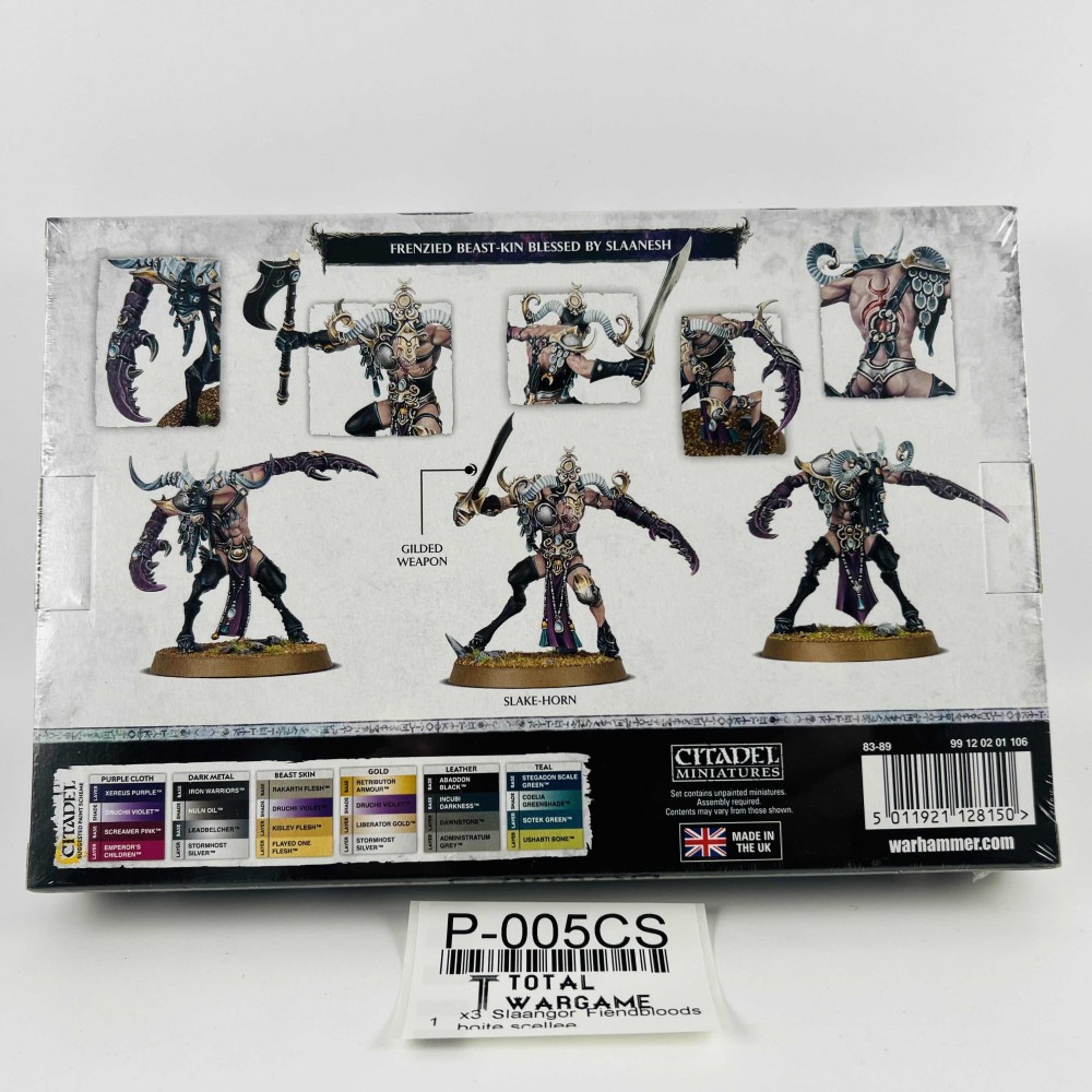 x3 Slaangor Fiendbloods sealed box