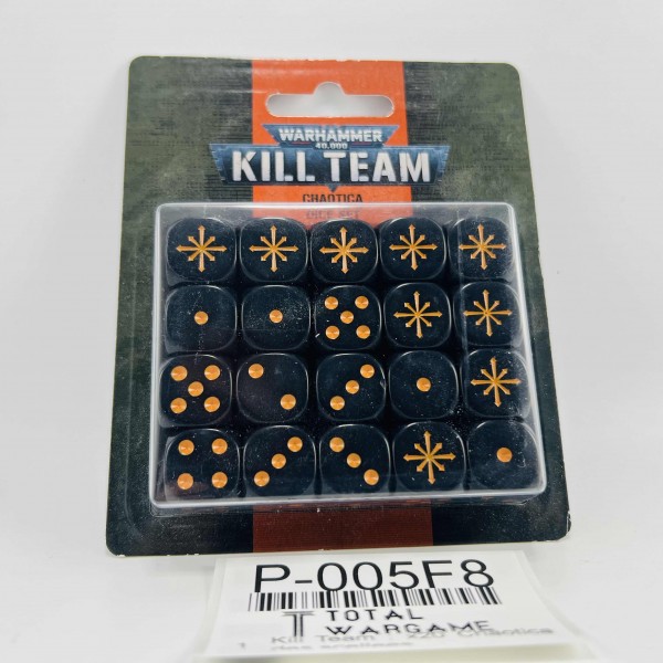 Kill Team : x20 Chaotica dice set sealed