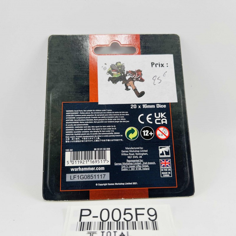 Kill Team : x20 Ork Kommandos dice set sealed