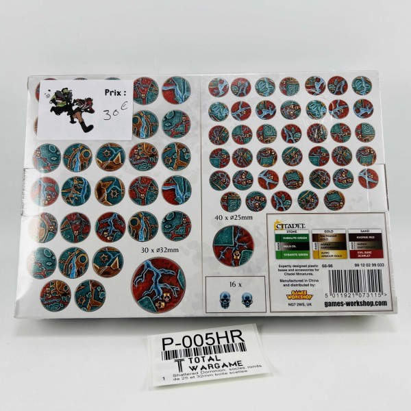 Shattered Dominion: 25 and 32mm round bases sealed box