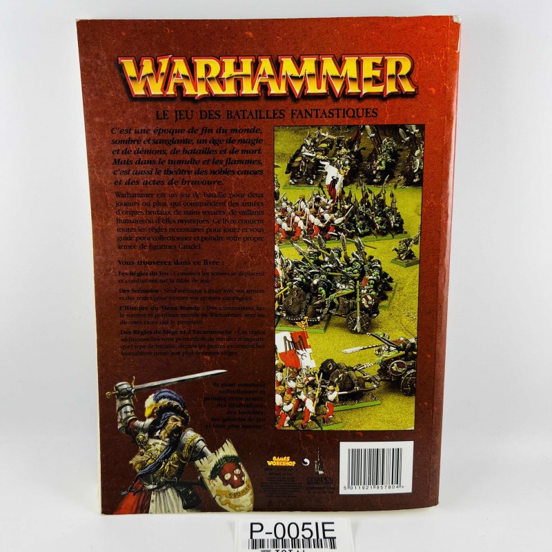 Livre de règle Warhammer le jeu des batailles fantastiques VF 2000