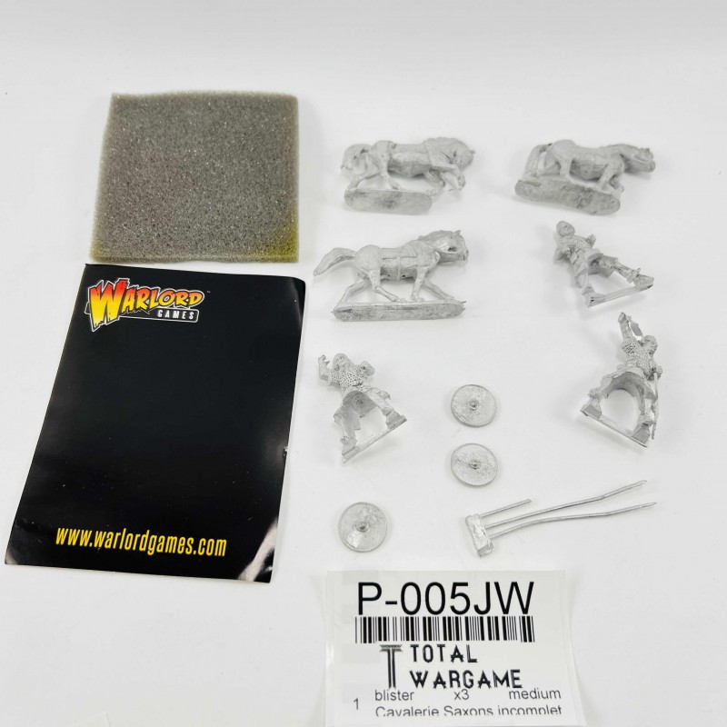 blister x3 medium Cavalerie Saxons incomplet