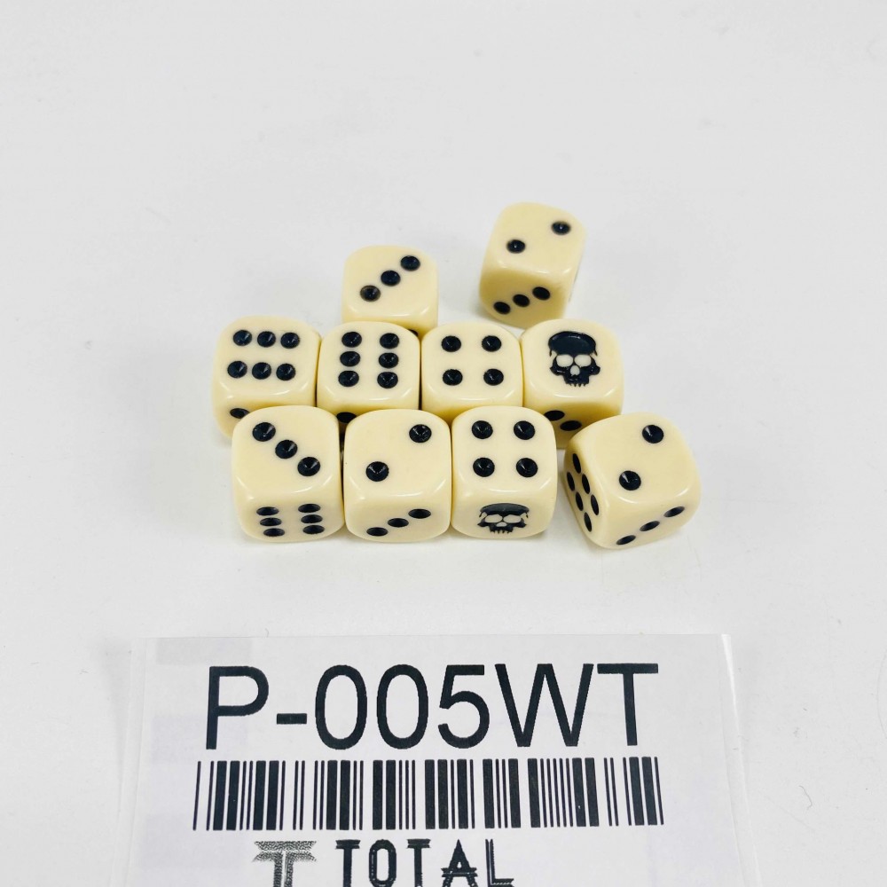 10 standard dices set