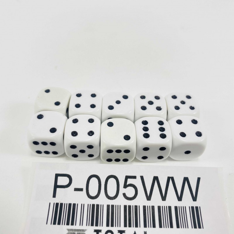 10 standard dices set