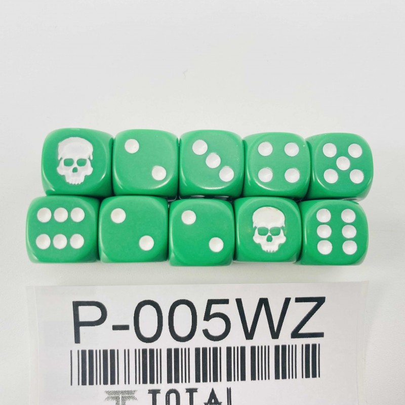 10 standard dices set