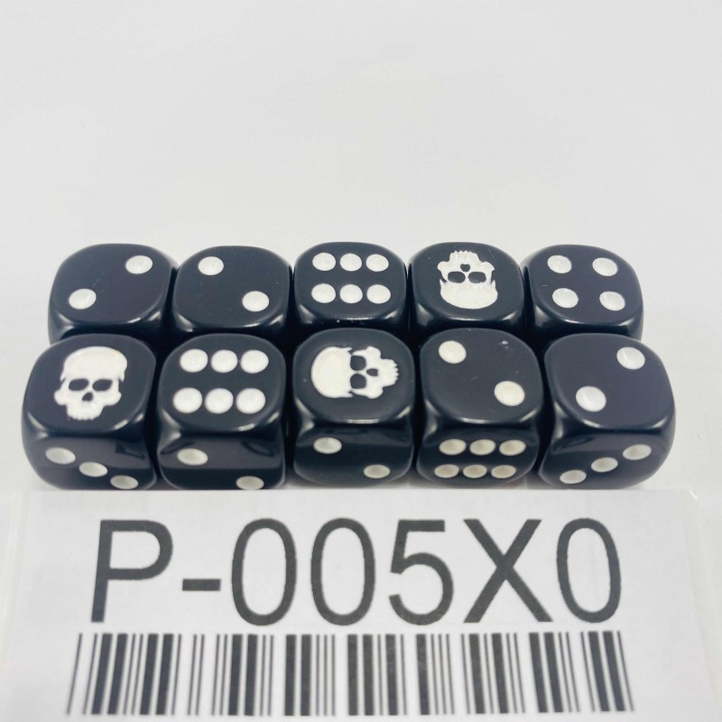 10 standard dices set