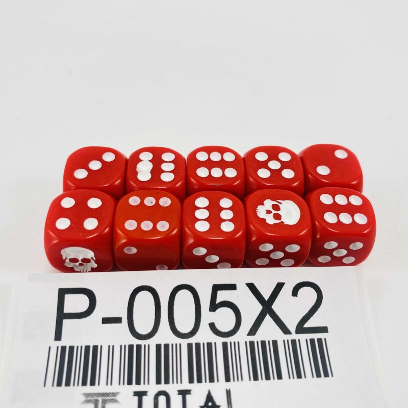 10 dés de jeu standard