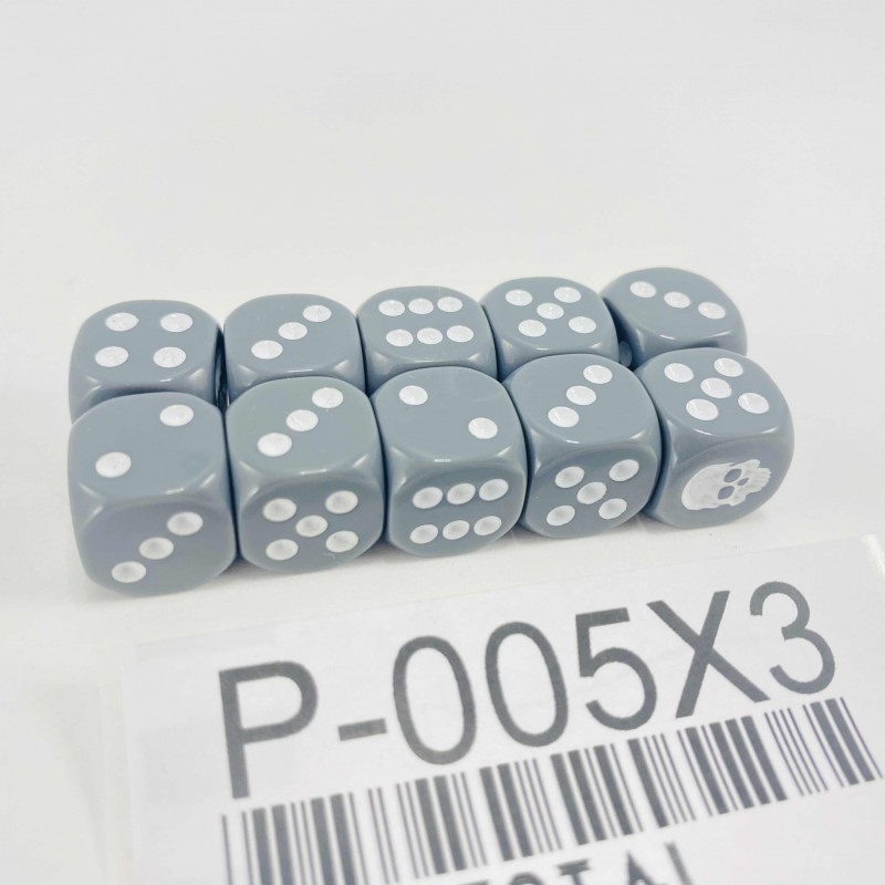 10 dés de jeu standard