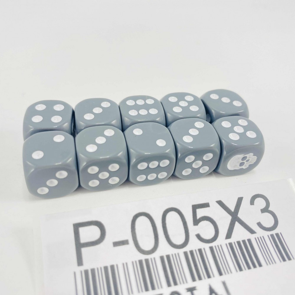 10 dés de jeu standard