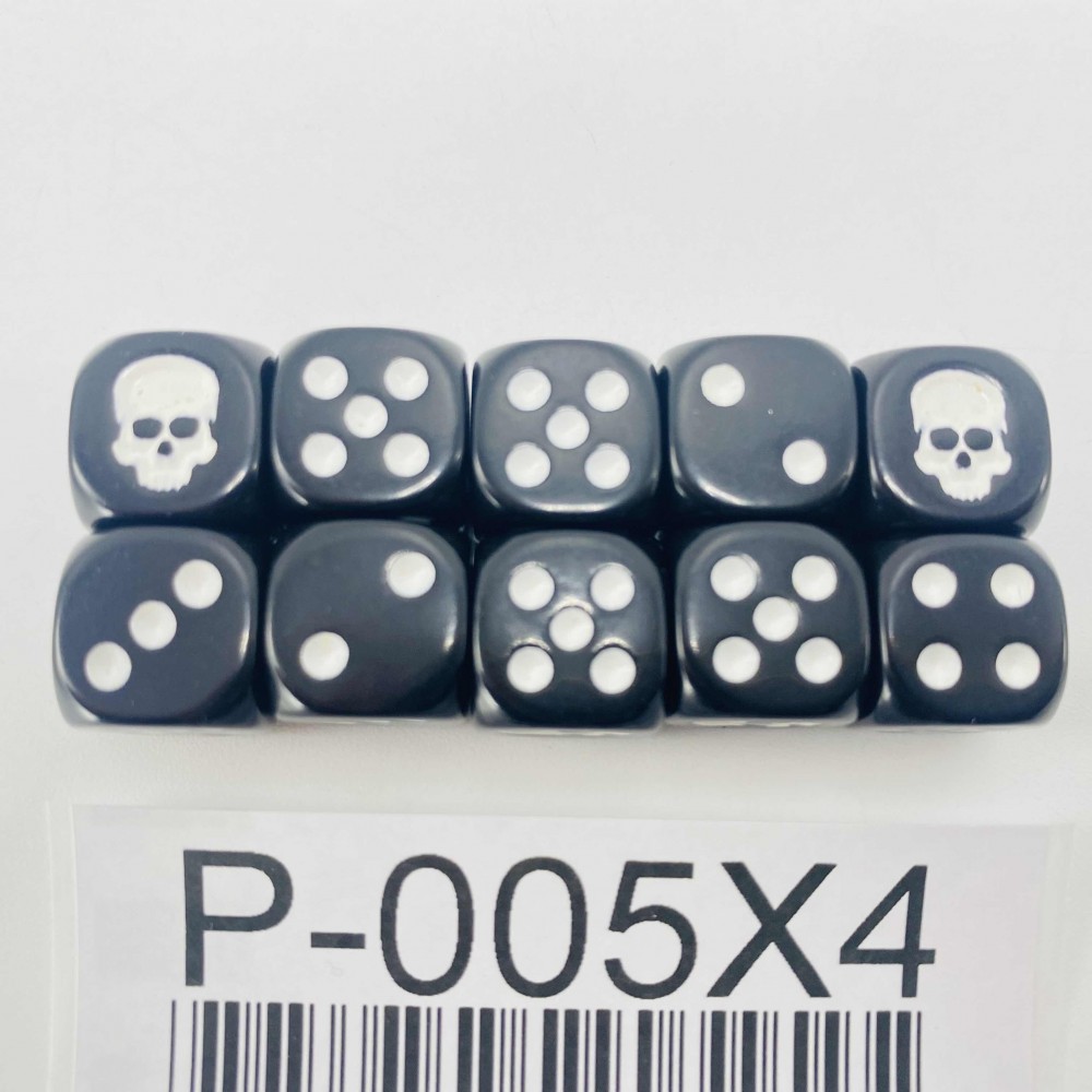 10 standard dices set