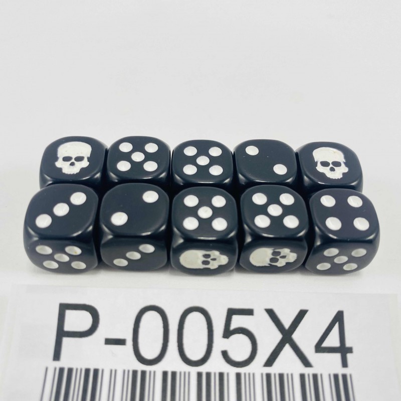 10 dés de jeu standard