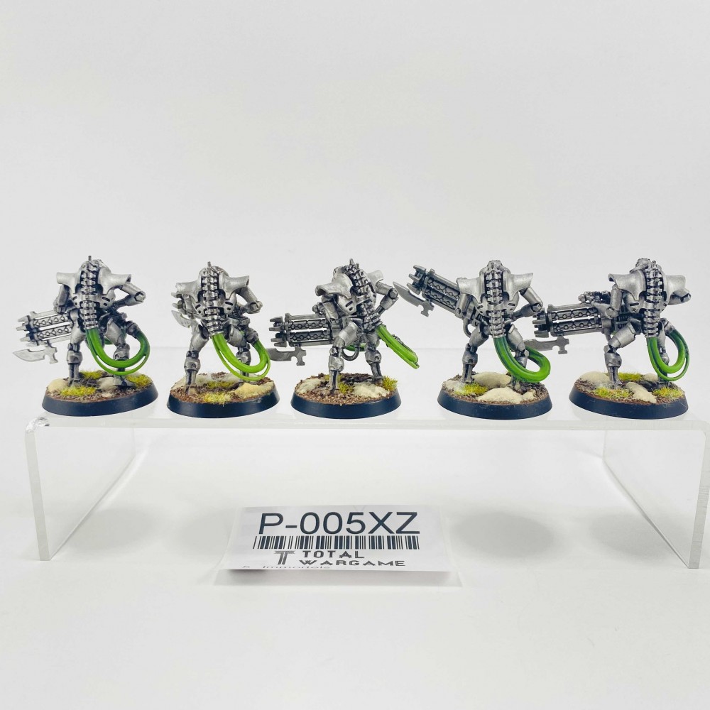 5 Figurines Nécrons Immortels – Warhammer 40K – Plastique – Occasion (P-00IRA)