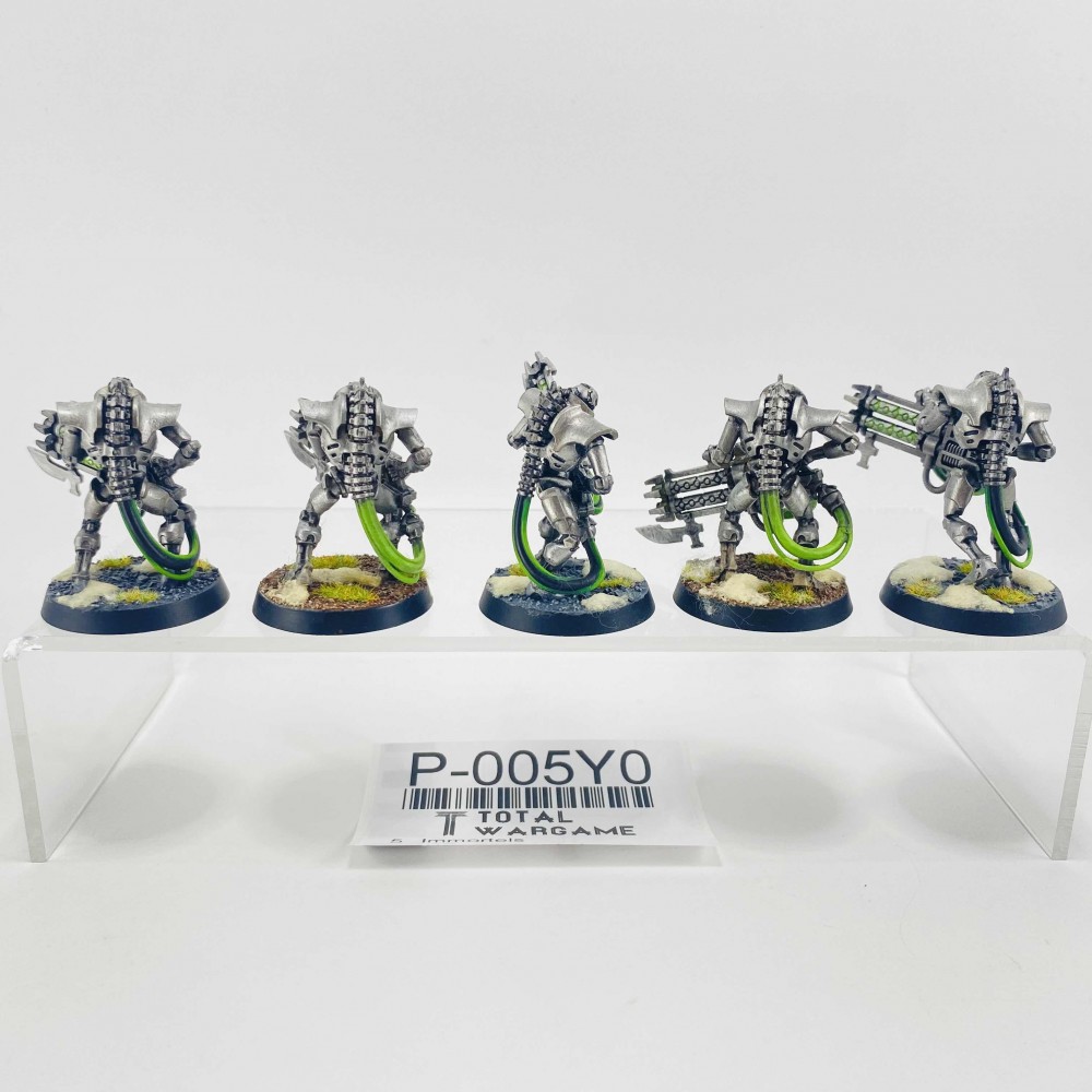 X5 Immortels Nécrons - Warhammer 40K - Figurines Plastique - Occasion