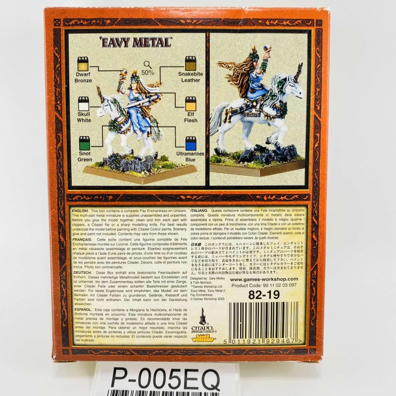 fée enchanteresse sur licorne