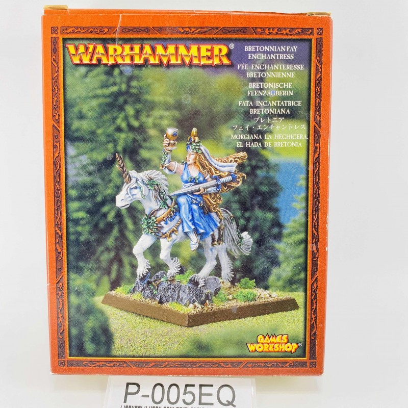 fée enchanteresse sur licorne