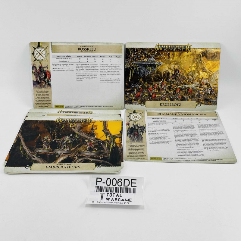 Warscroll cards FR