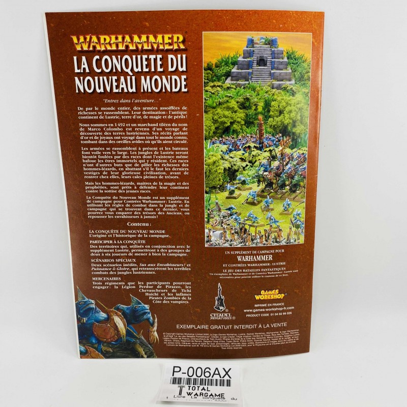 Livre La conquête du nouveau monde 2005