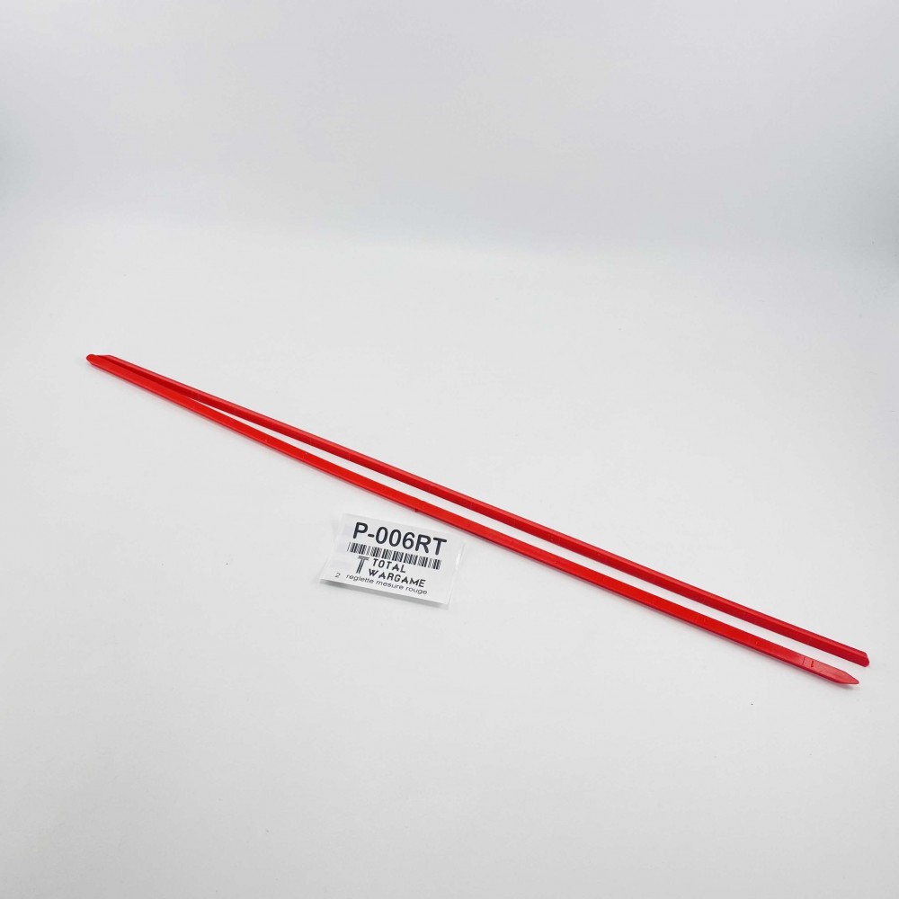 réglette mesure rouge