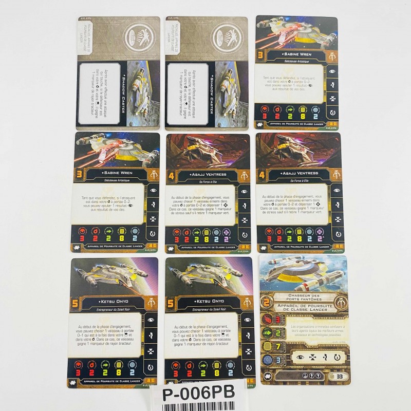 Appareil de poursuite de classe Lancer incomplet