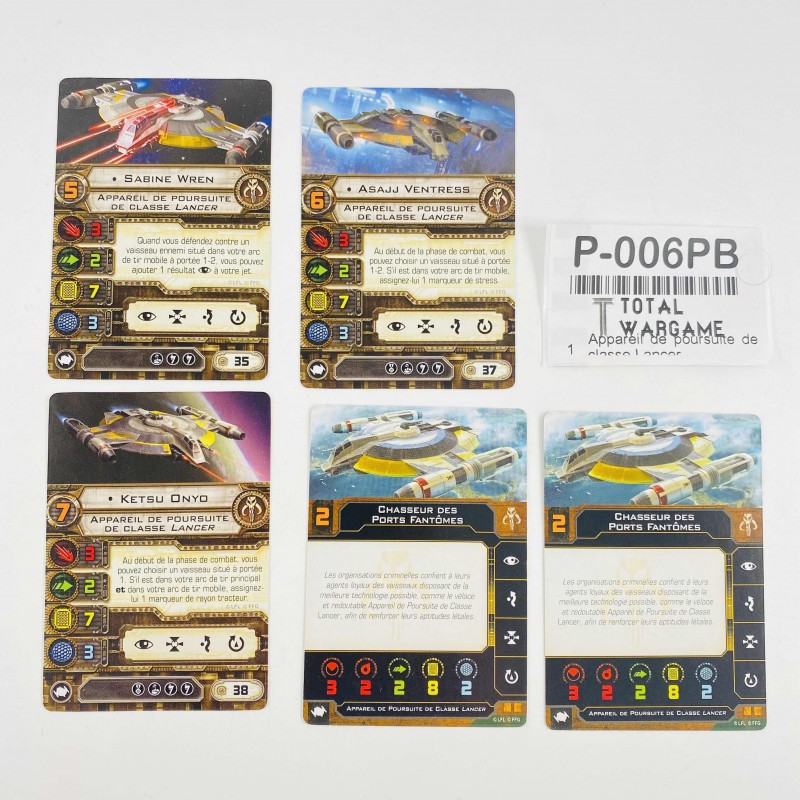 Appareil de poursuite de classe Lancer incomplet