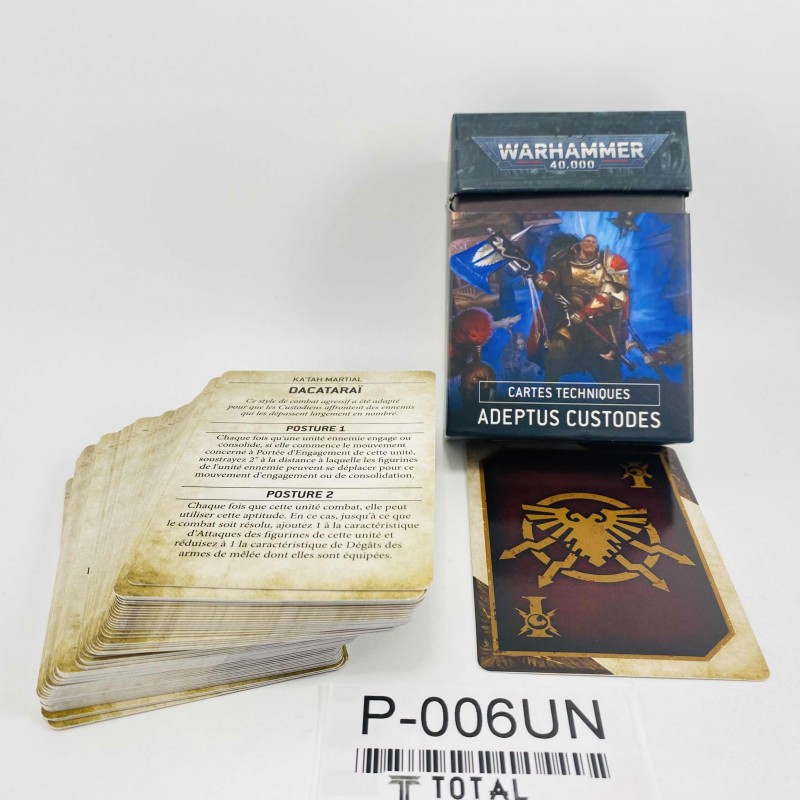 Cartes techniques V9 FR