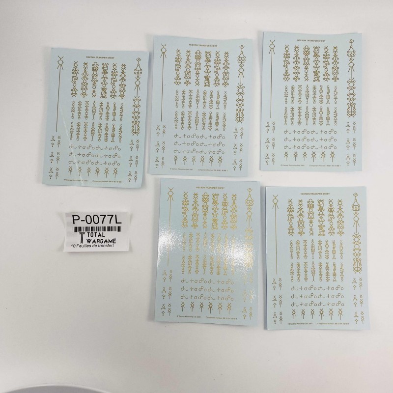 Feuilles de transfert