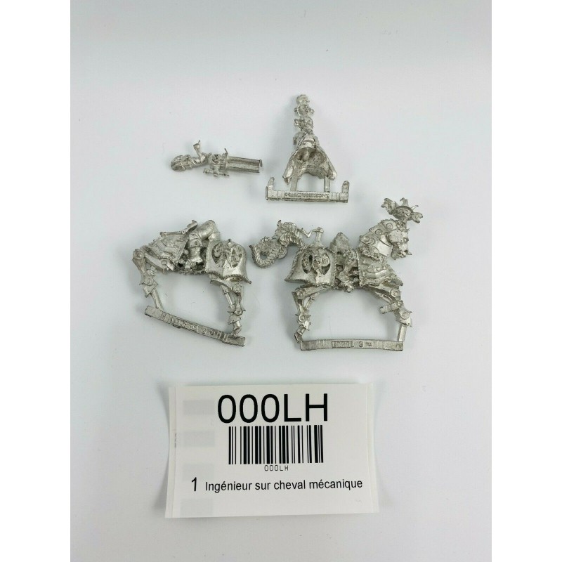 Ingénieur sur cheval mécanique