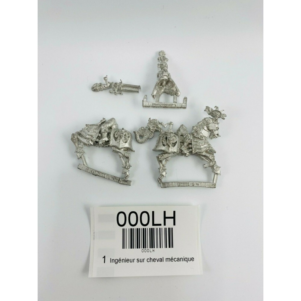 Ingénieur sur cheval mécanique