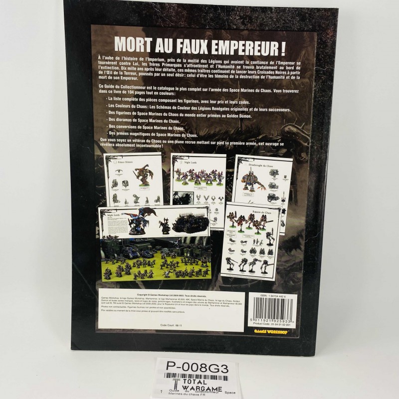 Guide du collectionneur Space Marines du chaos FR