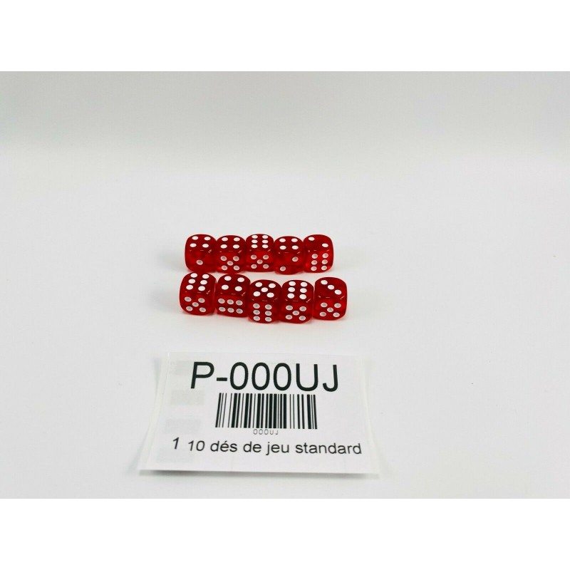 10 dés de jeu standard