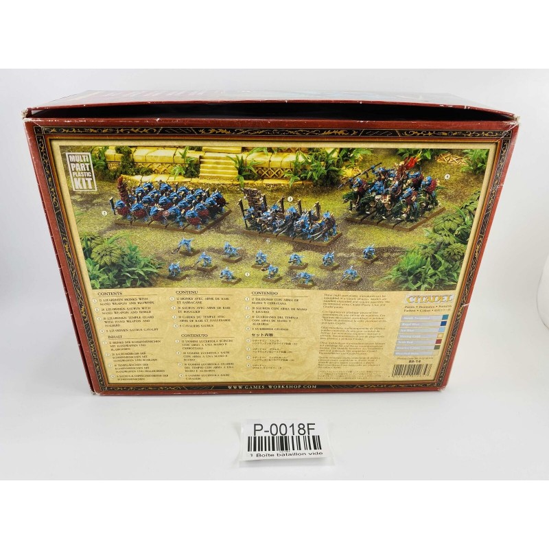 Boîte bataillon vide