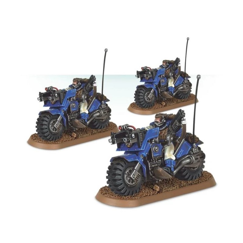 Escadron de Scouts Space Marines à Moto