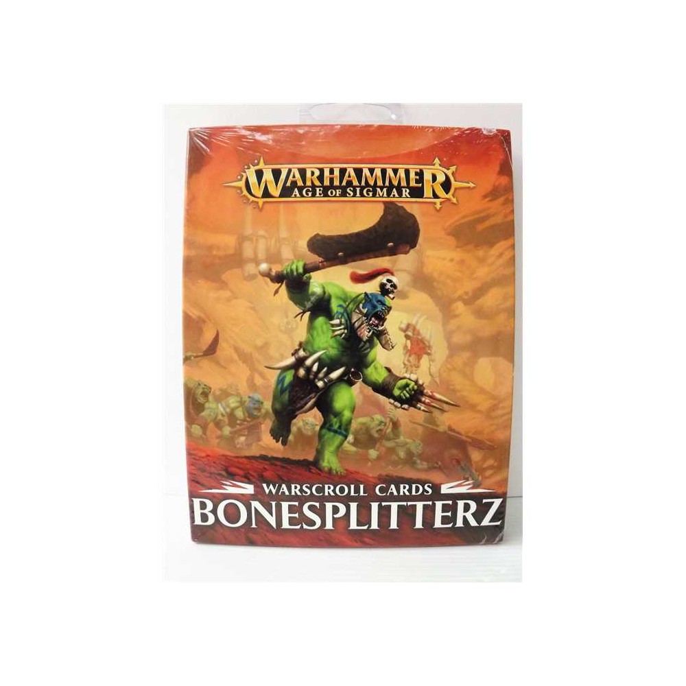 WARSCROLL CARDS: BONESPLITTERZ (FRA)