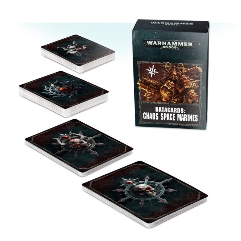 CHAOS SPACE MARINES  -  CARTES TECHNIQUES (ANGLAIS)