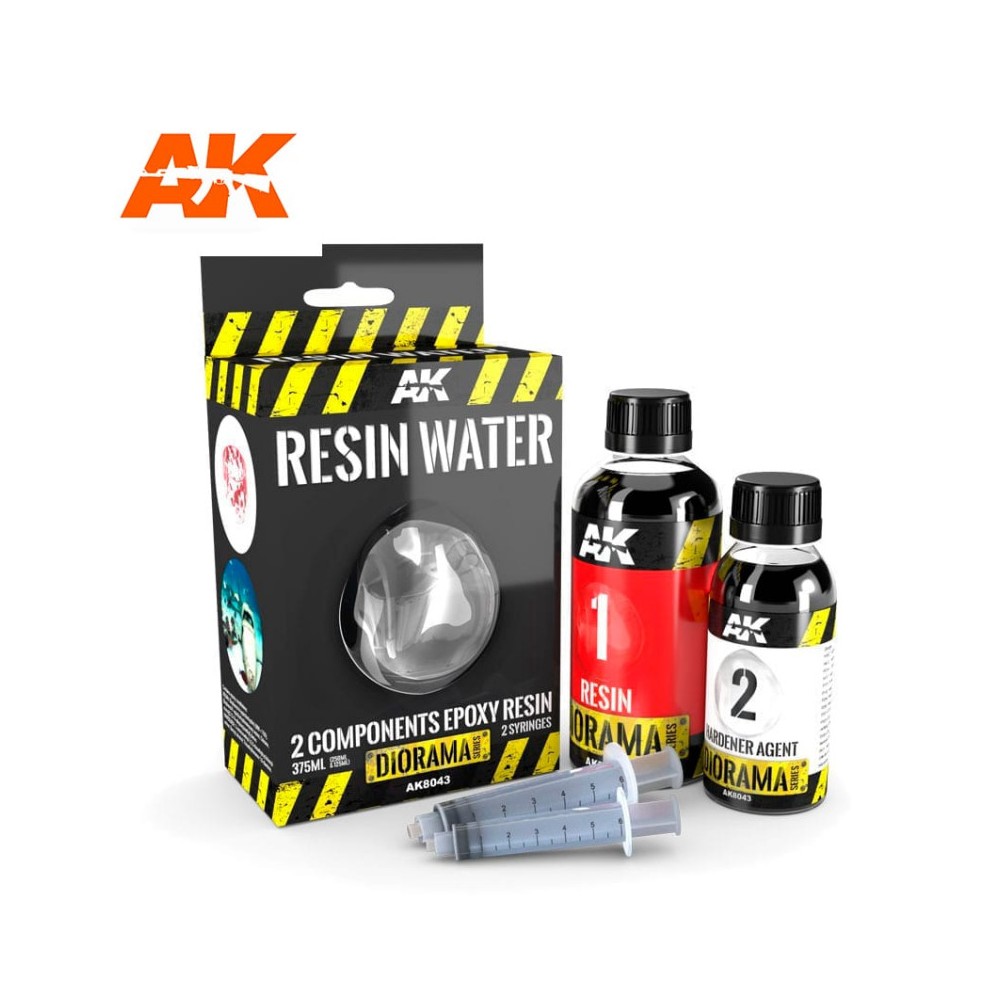 RESIN WATER 2-COMPONENTS EPOXY RESIN - 375ml - AK