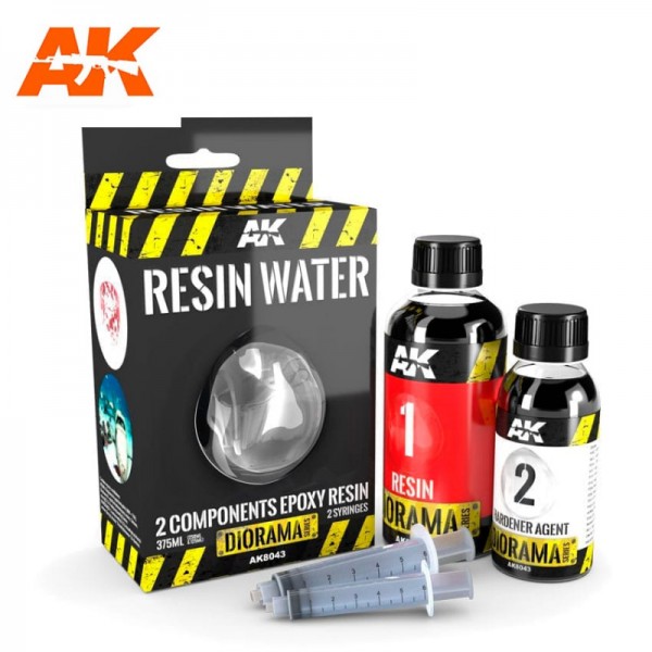 RESIN WATER 2-COMPONENTS EPOXY RESIN - 375ml - AK