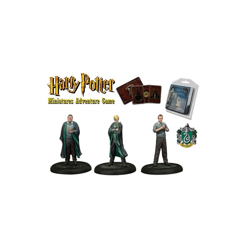 PACK 3 FIGURINES 35 MM ADVENTURE PACK SLYTHERIN STUDENTS *ANGLAIS*