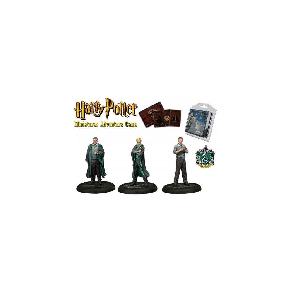 PACK 3 FIGURINES 35 MM ADVENTURE PACK SLYTHERIN STUDENTS *ANGLAIS*