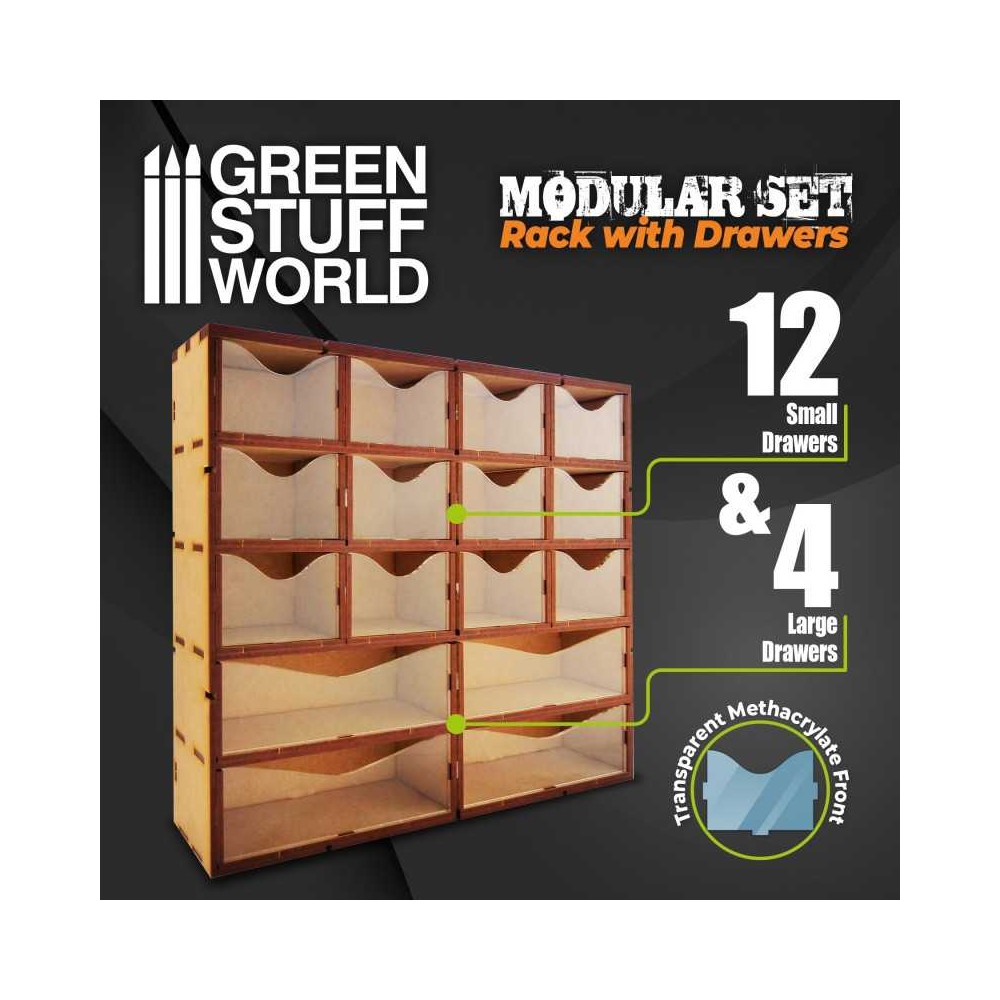 GSW Modular Set rack with drawers