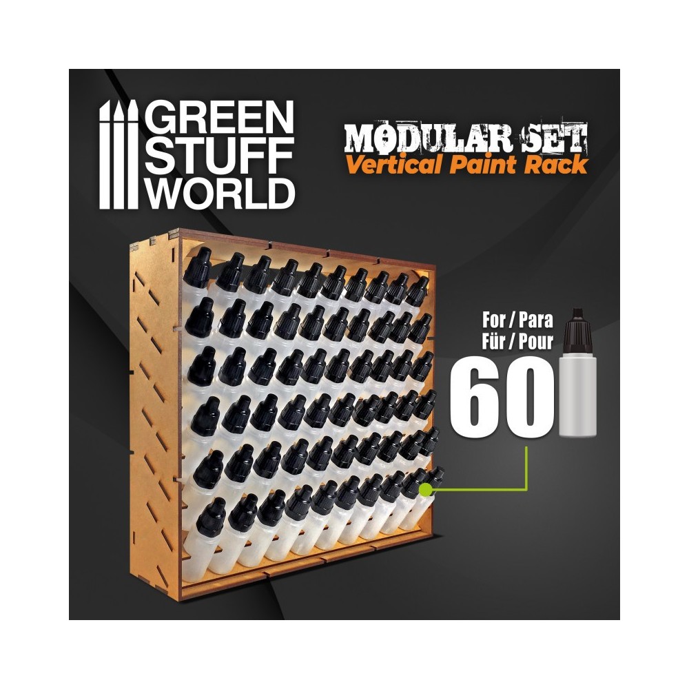 GSW Modular Set vertical paint rack