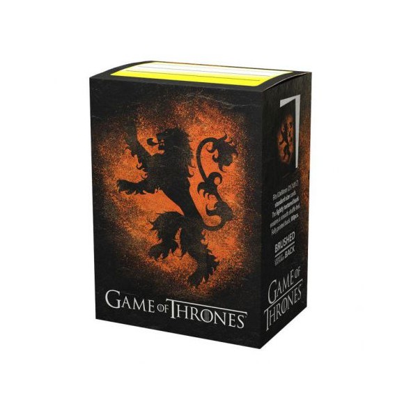 100 Protèges cartes Game of Thrones - Maison Lannister- Art Sleeves Dragon Shield