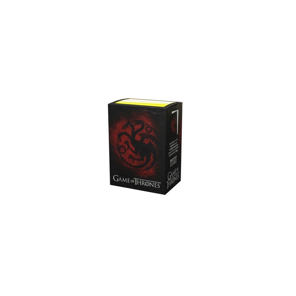 100 card protectors Game of Thrones - house Targaryen- Art Sleeves Dragon Shield