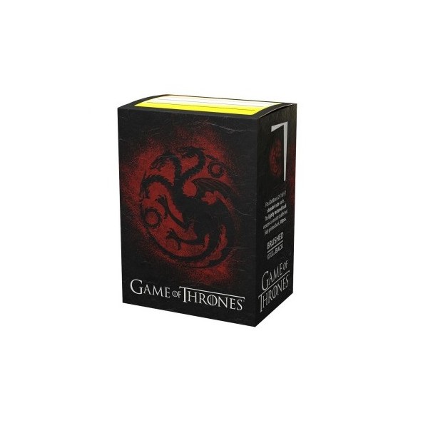 100 card protectors Game of Thrones - house Targaryen- Art Sleeves Dragon Shield
