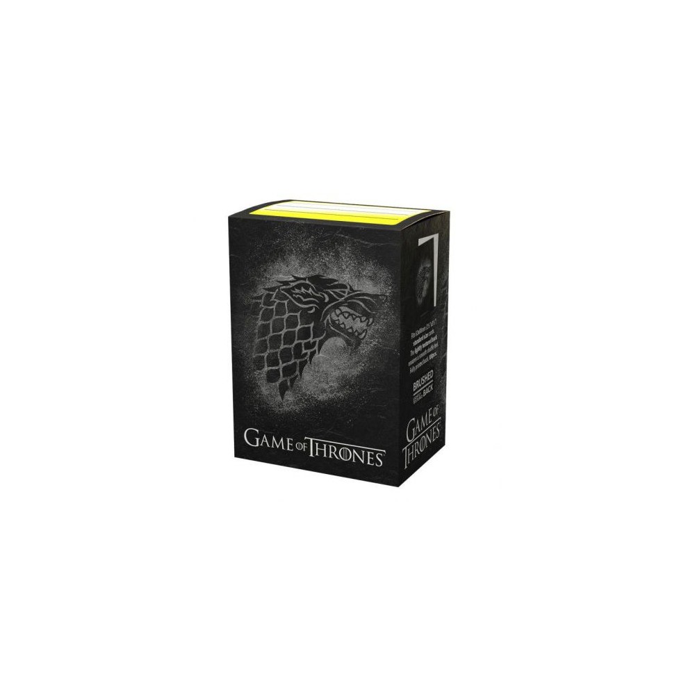100 card protectors Game of Thrones - house Stark- Art Sleeves Dragon Shield